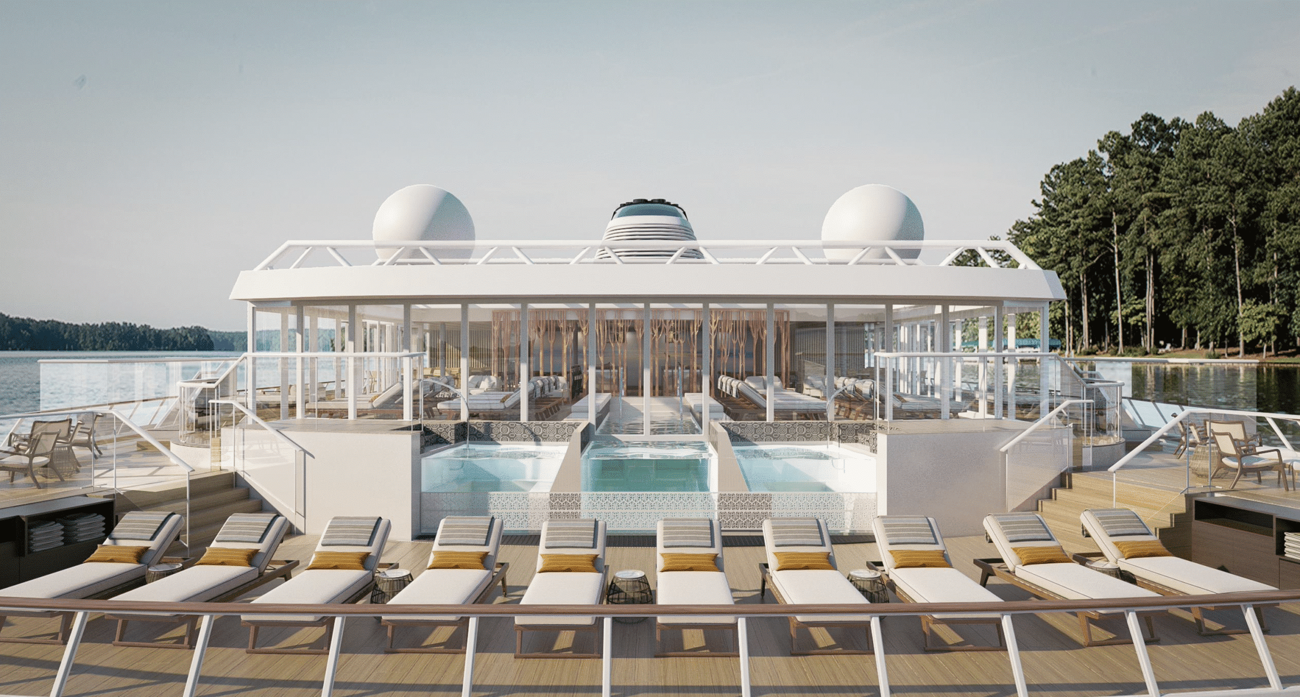 The Aquavit Terrace and Pools