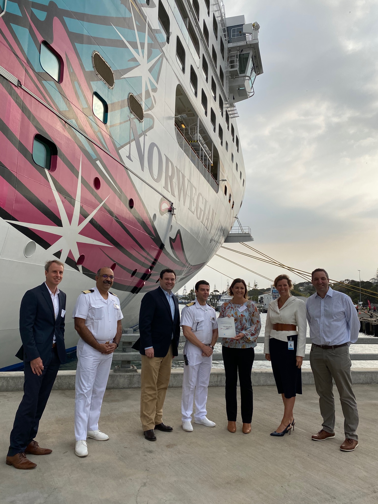 Norwegian Jewel sparkles as first cruise visitor as Eden reopens