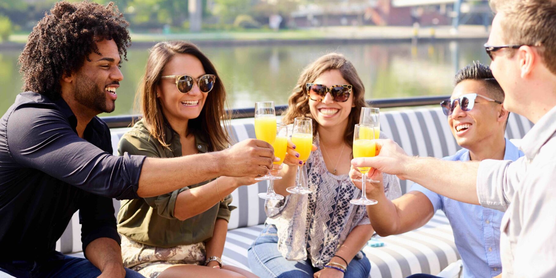 Friends drinking