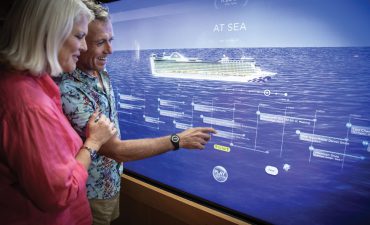 Ocean Medallion screens