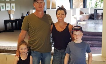 Travis Ledger and family