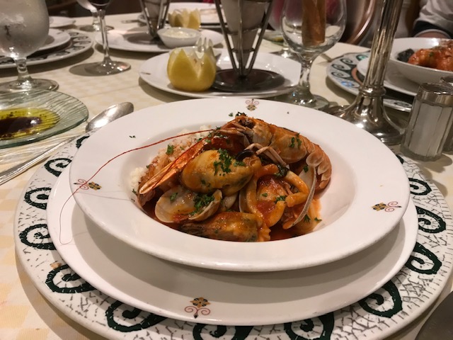 Seafood spaghetti at Sabatini’s