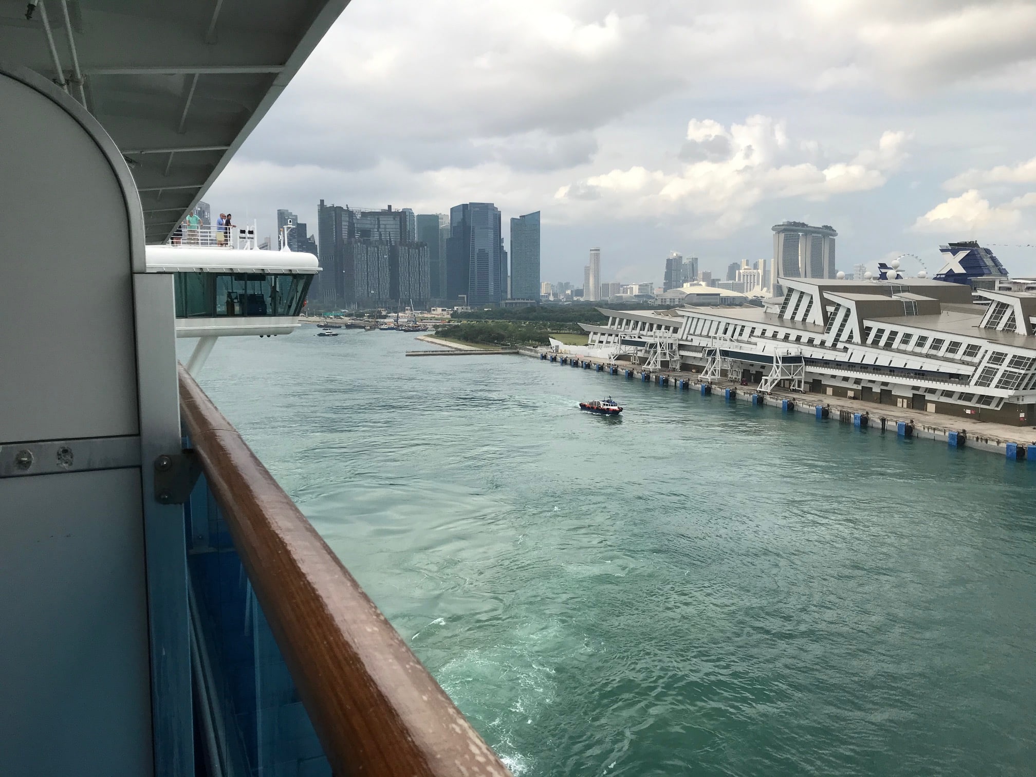 View from the Sapphire Princess balcony