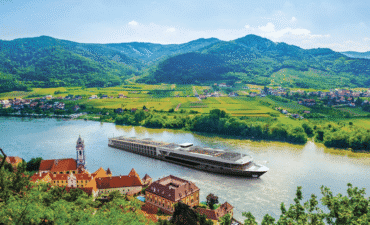 Cruise Ship in River