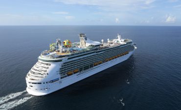 A Royal Caribbean ship heading for the Caribbean