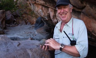 Mick Fogg in Swift Bay