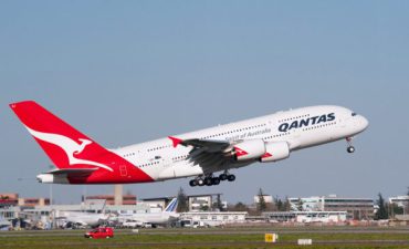 Qantas Taking off