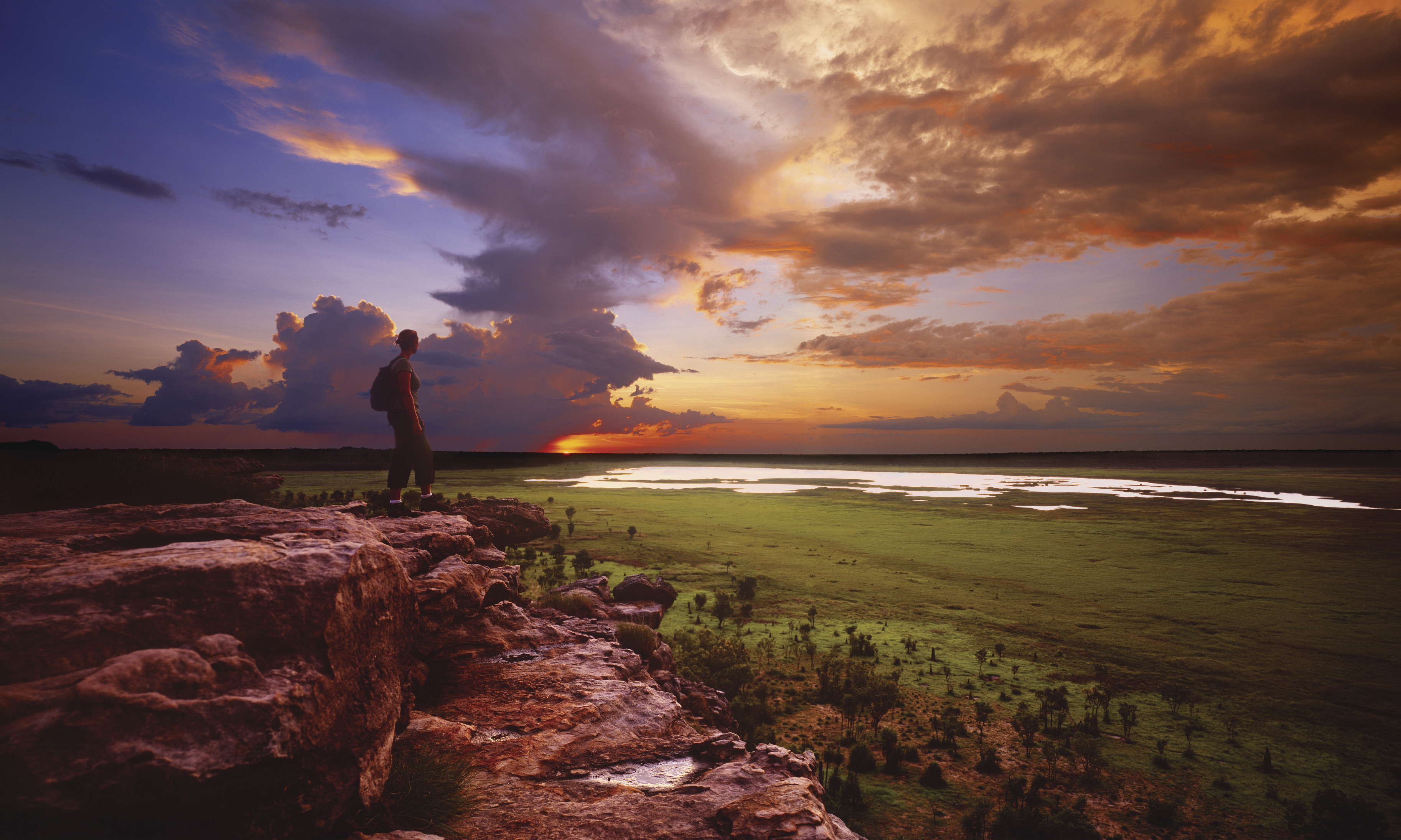 Ubirr Sunset Kakadu National Park credit Peter Eve Tourism NT