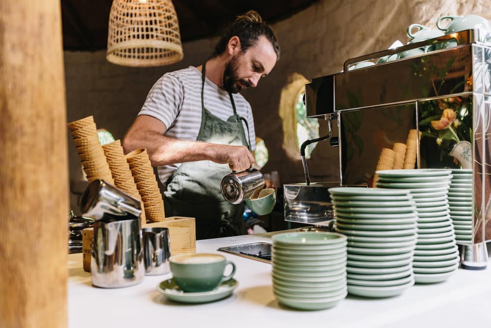 Bar Botanica's coffee