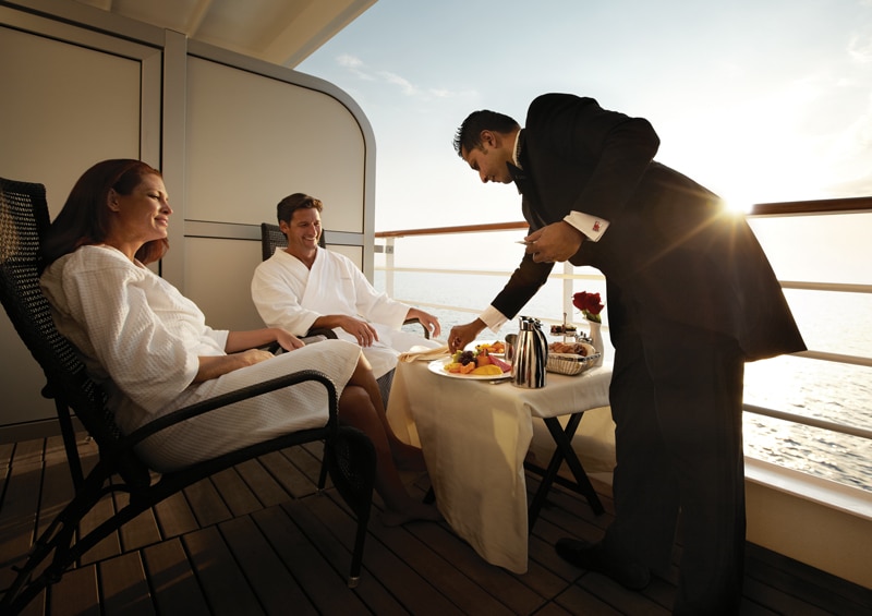A Silversea butler