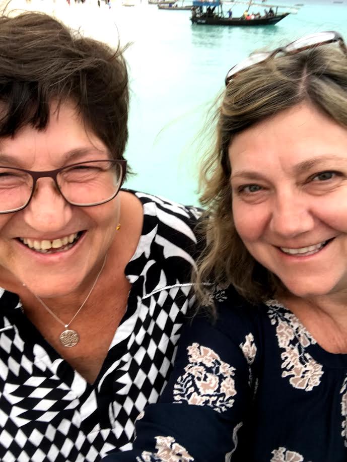 Joanne Jackson and her mum
