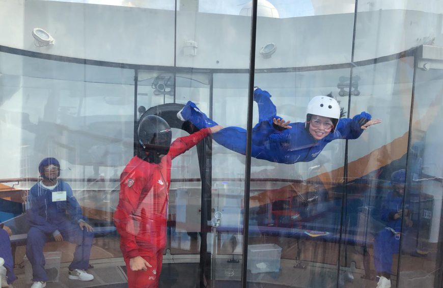 Rebecca on the iFly