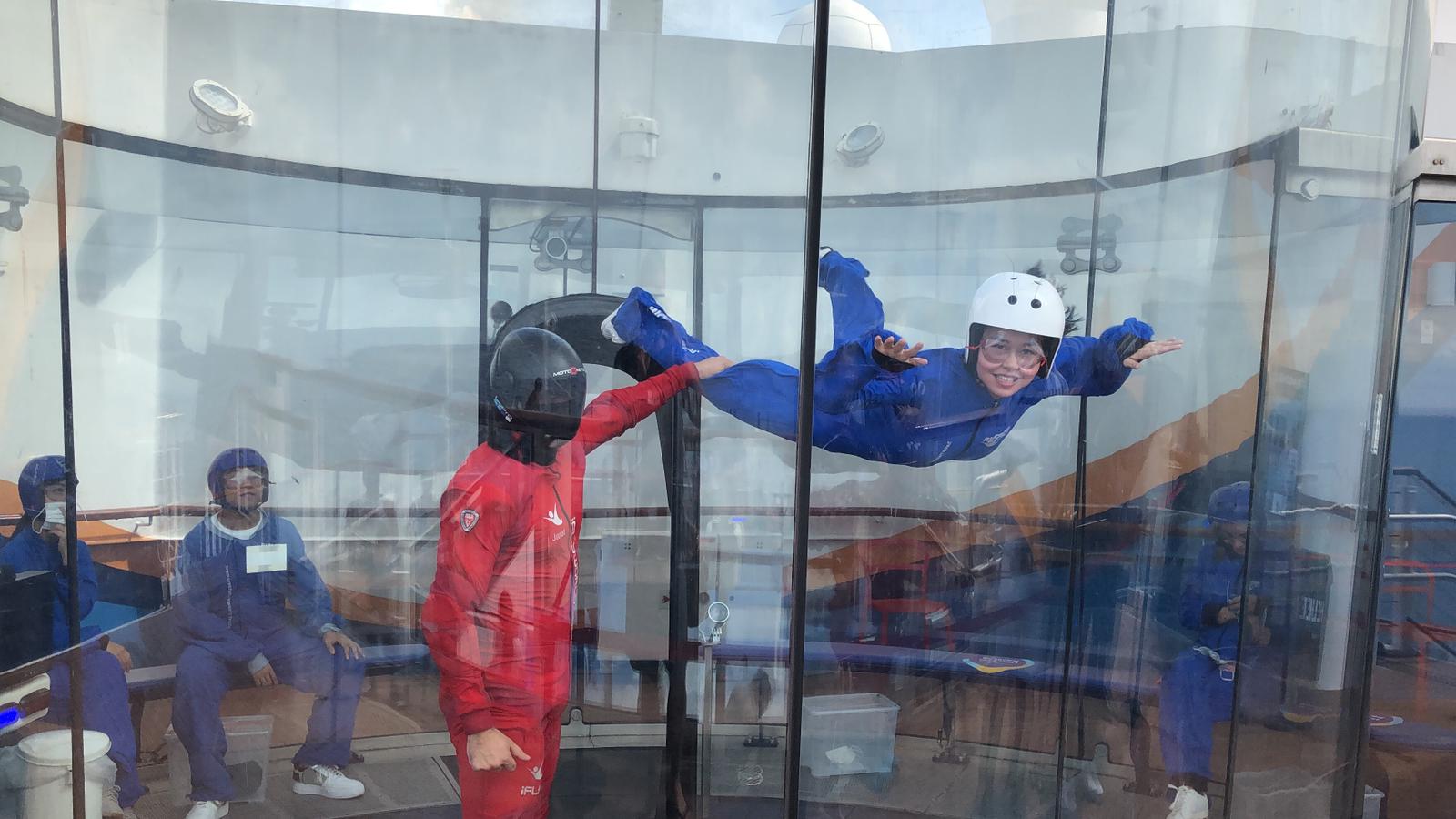 Rebecca on the iFly