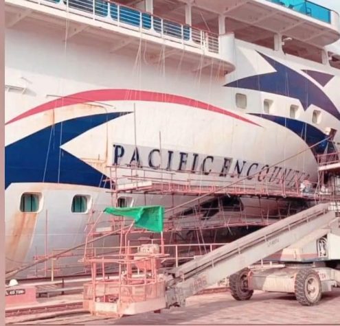 Pacific Encounter refurbishment by the Singapore Cruise Society