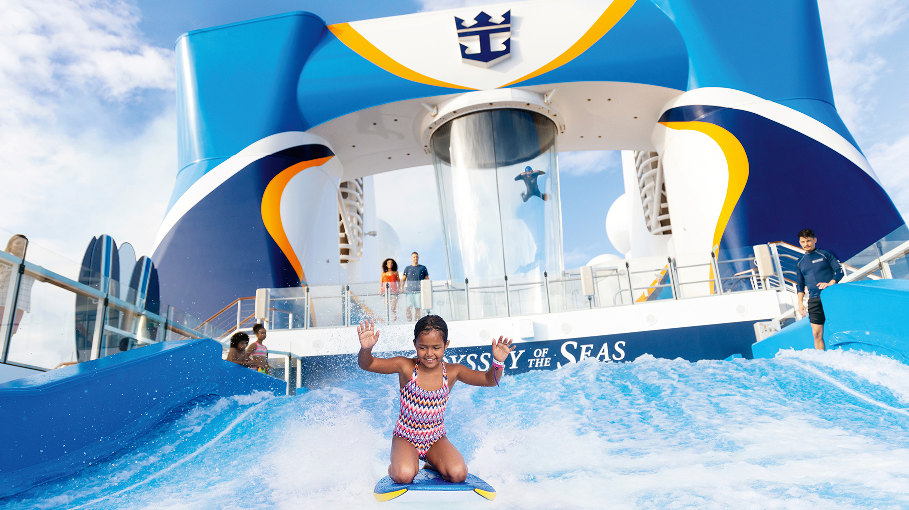 The kids will have a blast on large ocean ships