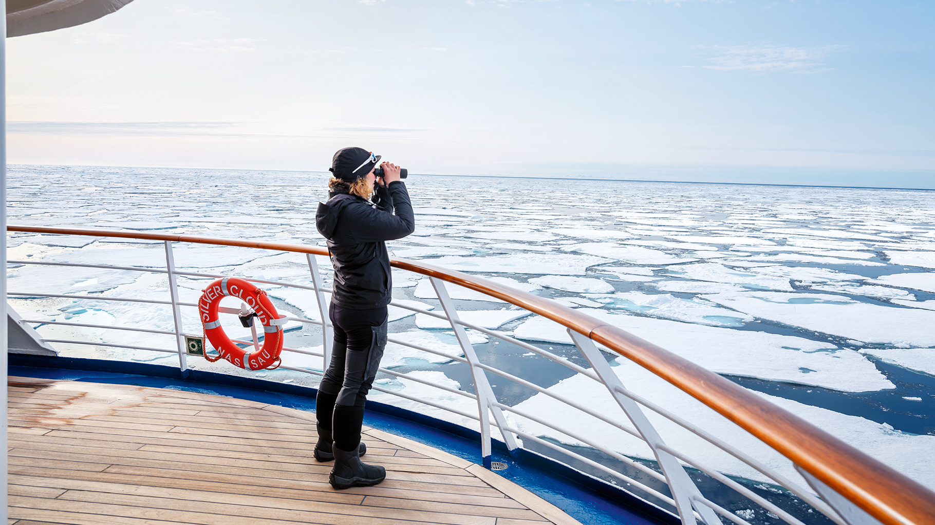 Lines like Silversea visit remote destinations like Antarctica