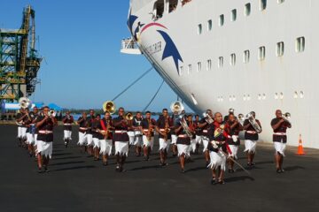 pacific explorer arrival in fiji
