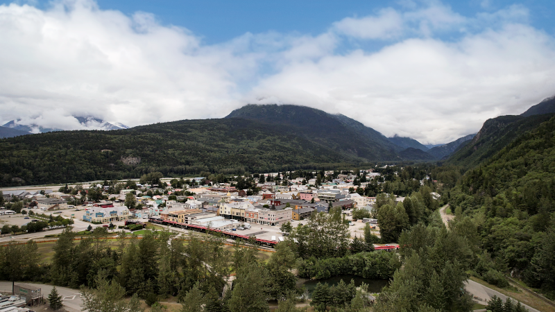A view of Skagway, Alaska