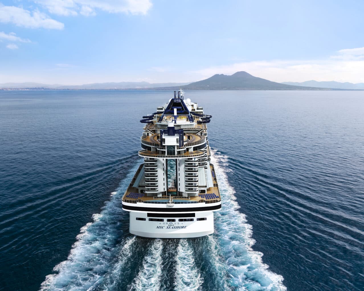 Inside the new MSC Seashore, designed for the outdoor cruiser