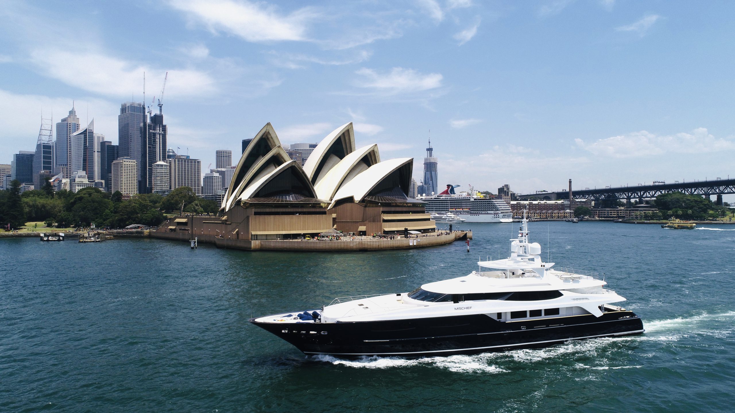 Aussies turn to superyachts while cruise ships are paused