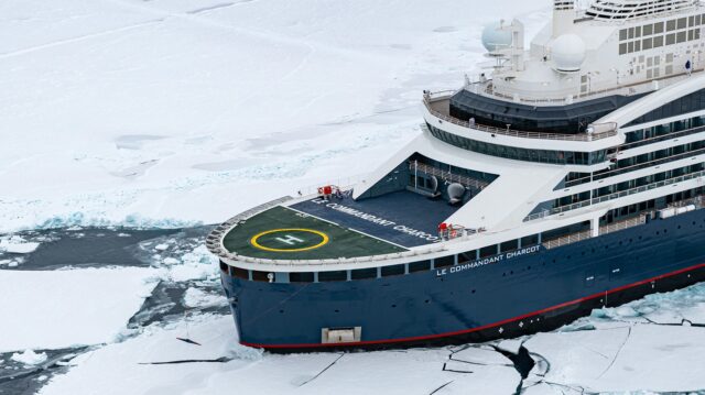 Ponant in Antarctica