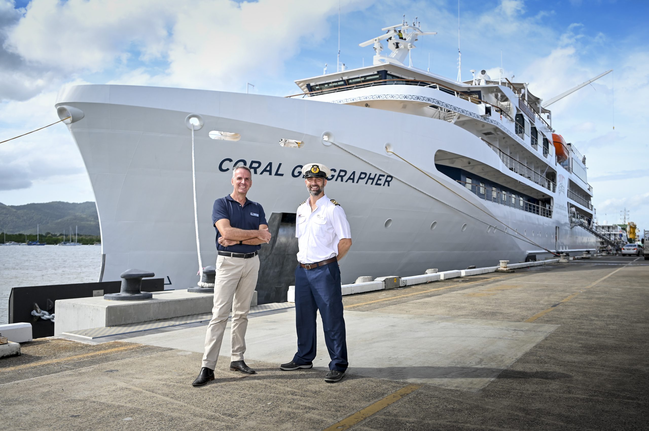 Coral Geographer embarks on her maiden voyage in Cairns