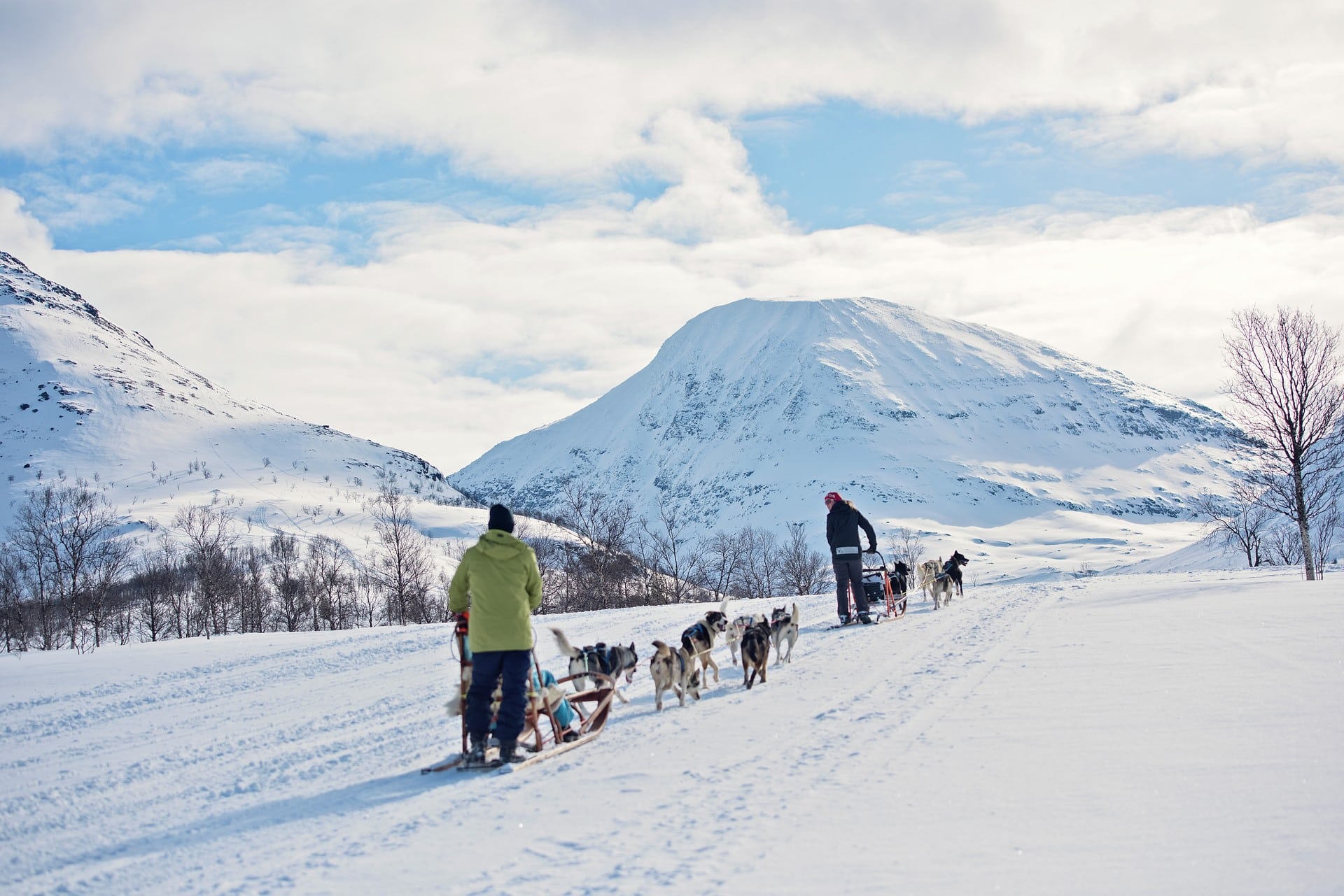 Dog sledding Coastal Expedition Norway HGR 136501 1920