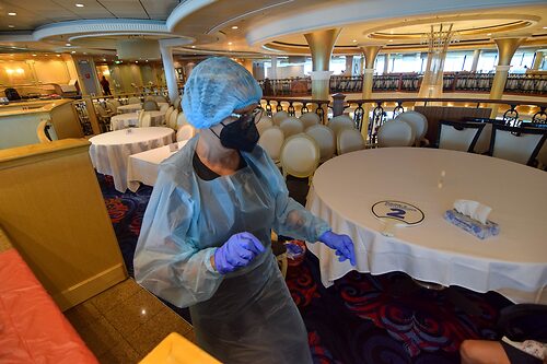 What happens if COVID cases are found on your cruise ship?