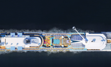 Asia's largest ship Spectrum of the Seas on the way to Singapore