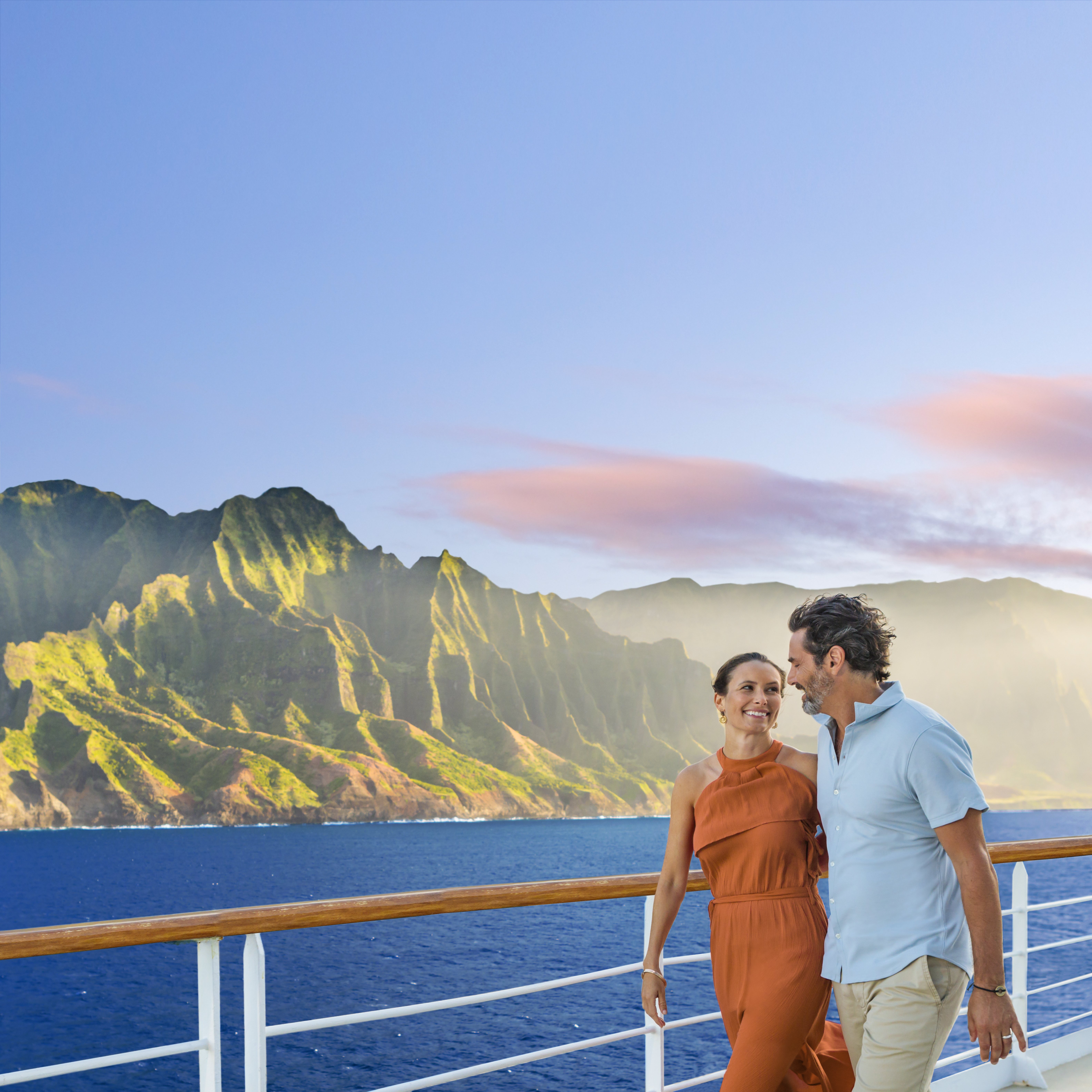 ncl hawaii couple deck napali 1