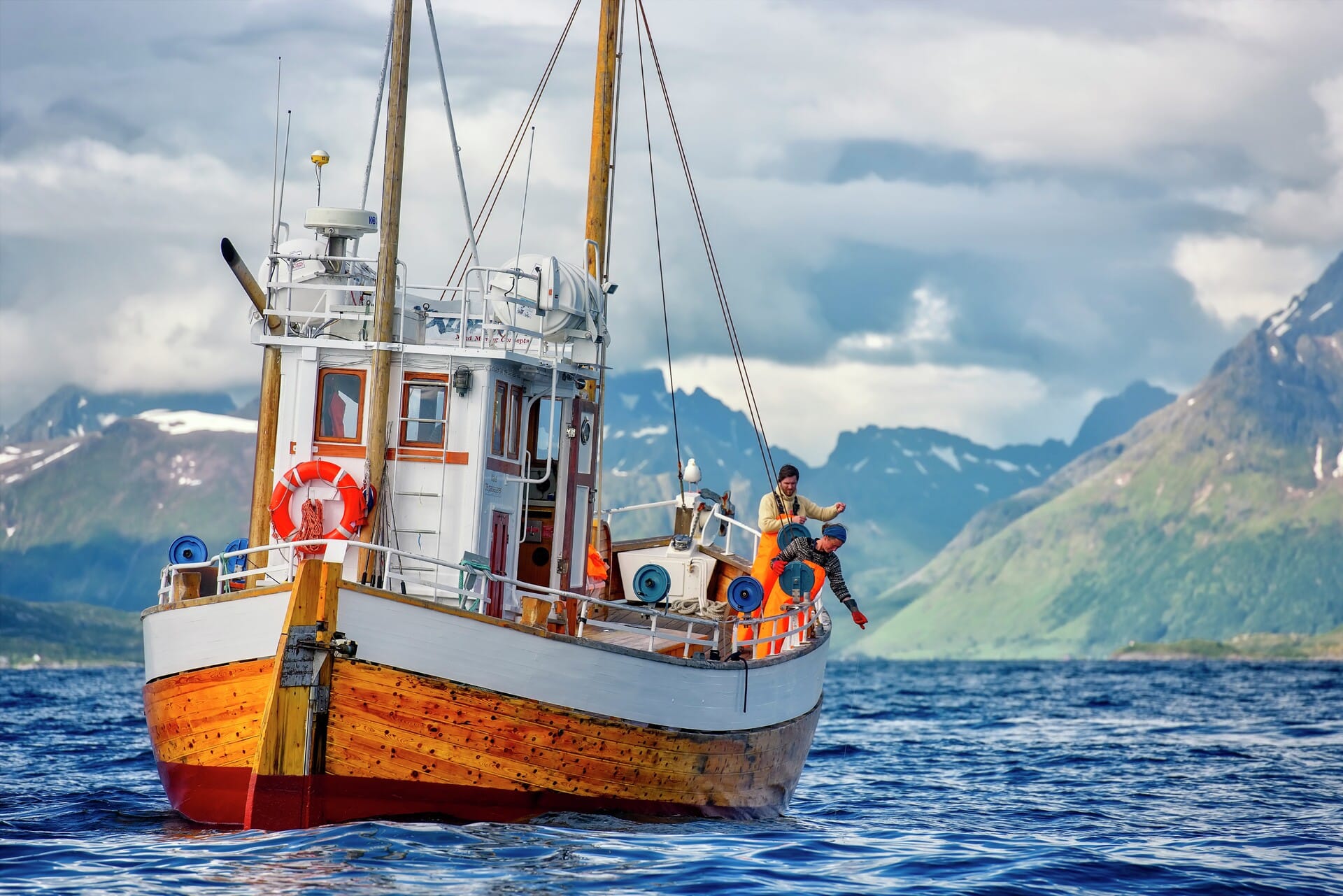 Fishing Svolvar Norge HGR 115958 1920