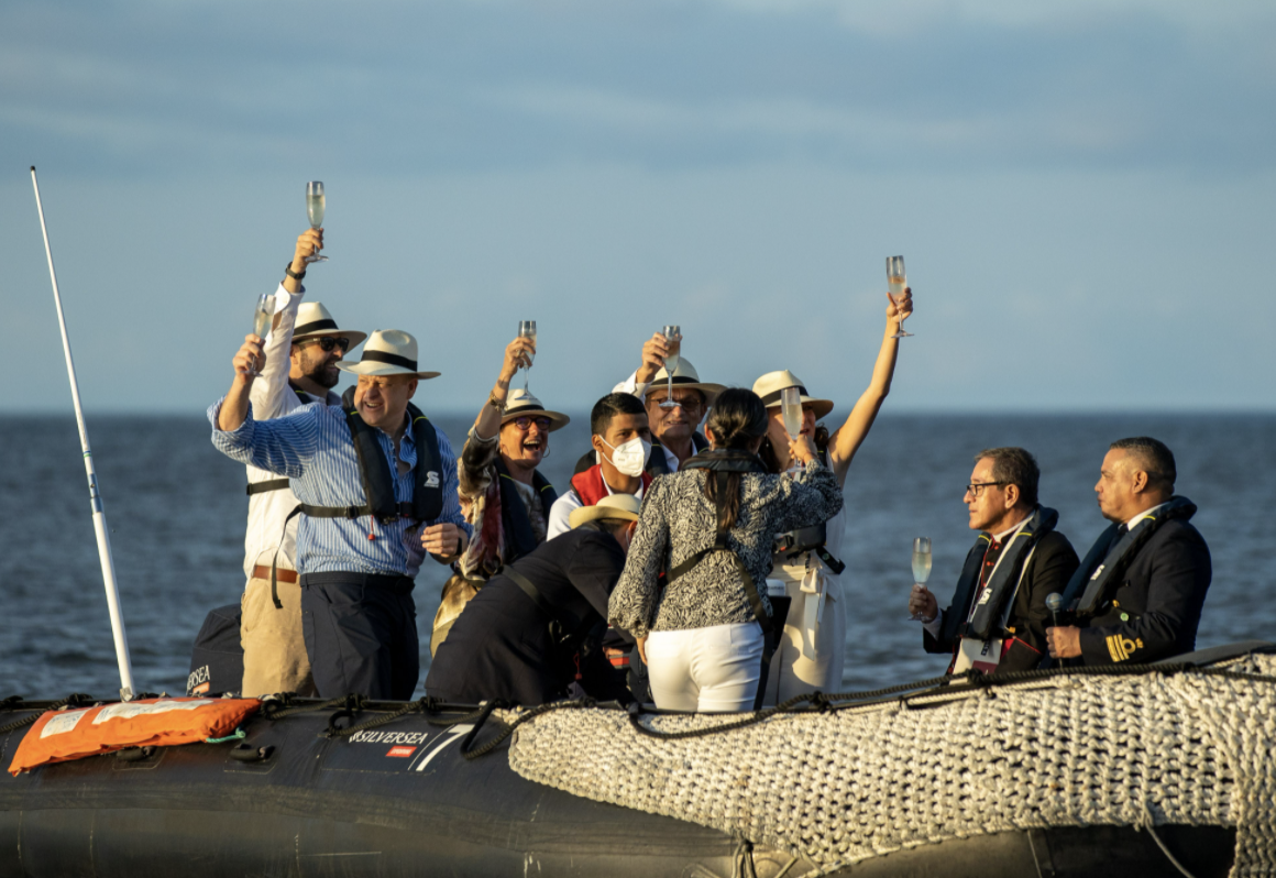 Silversea welcomes Silver Origin to fleet in Galapagos ceremony