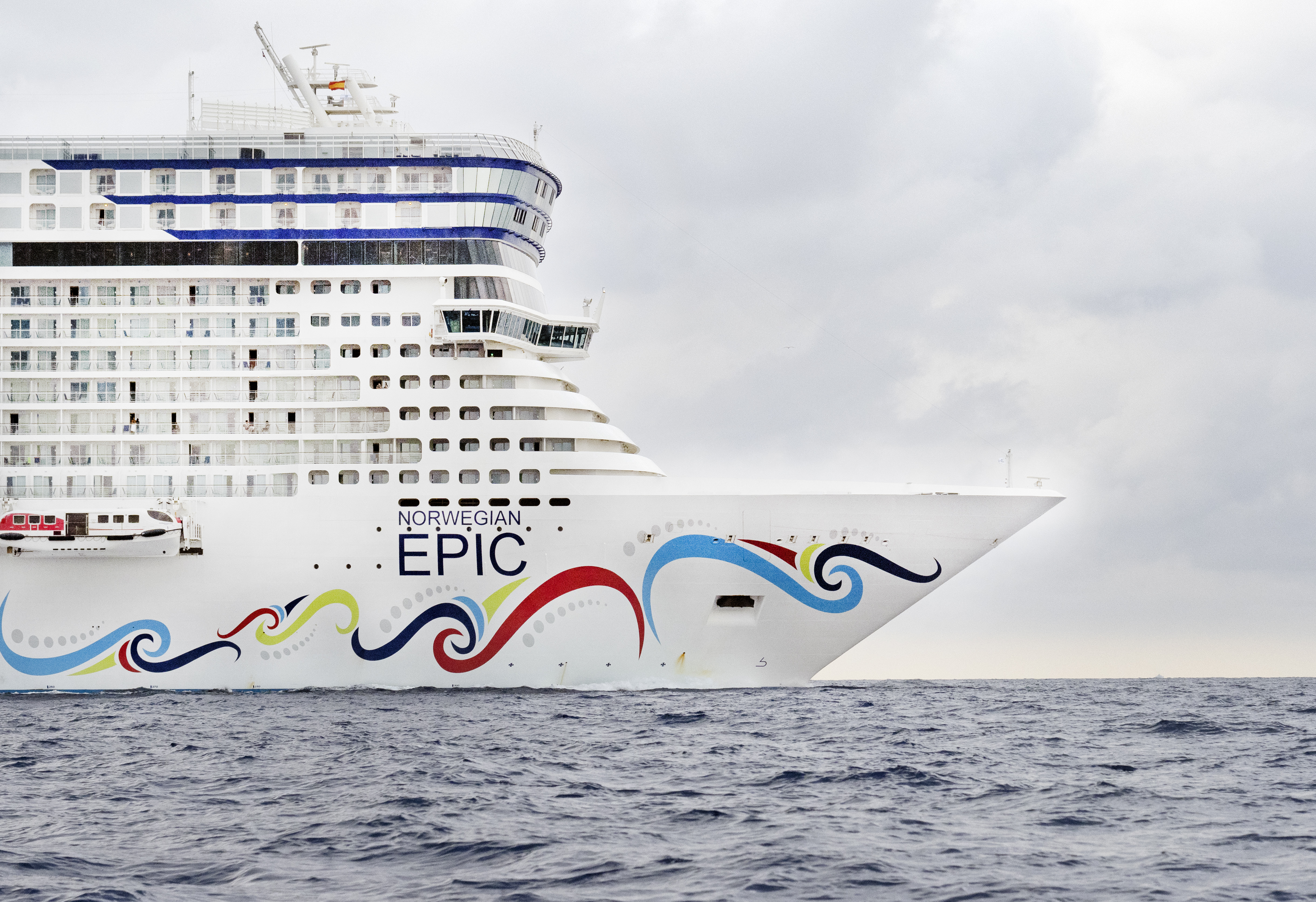 NCL Epic sail away