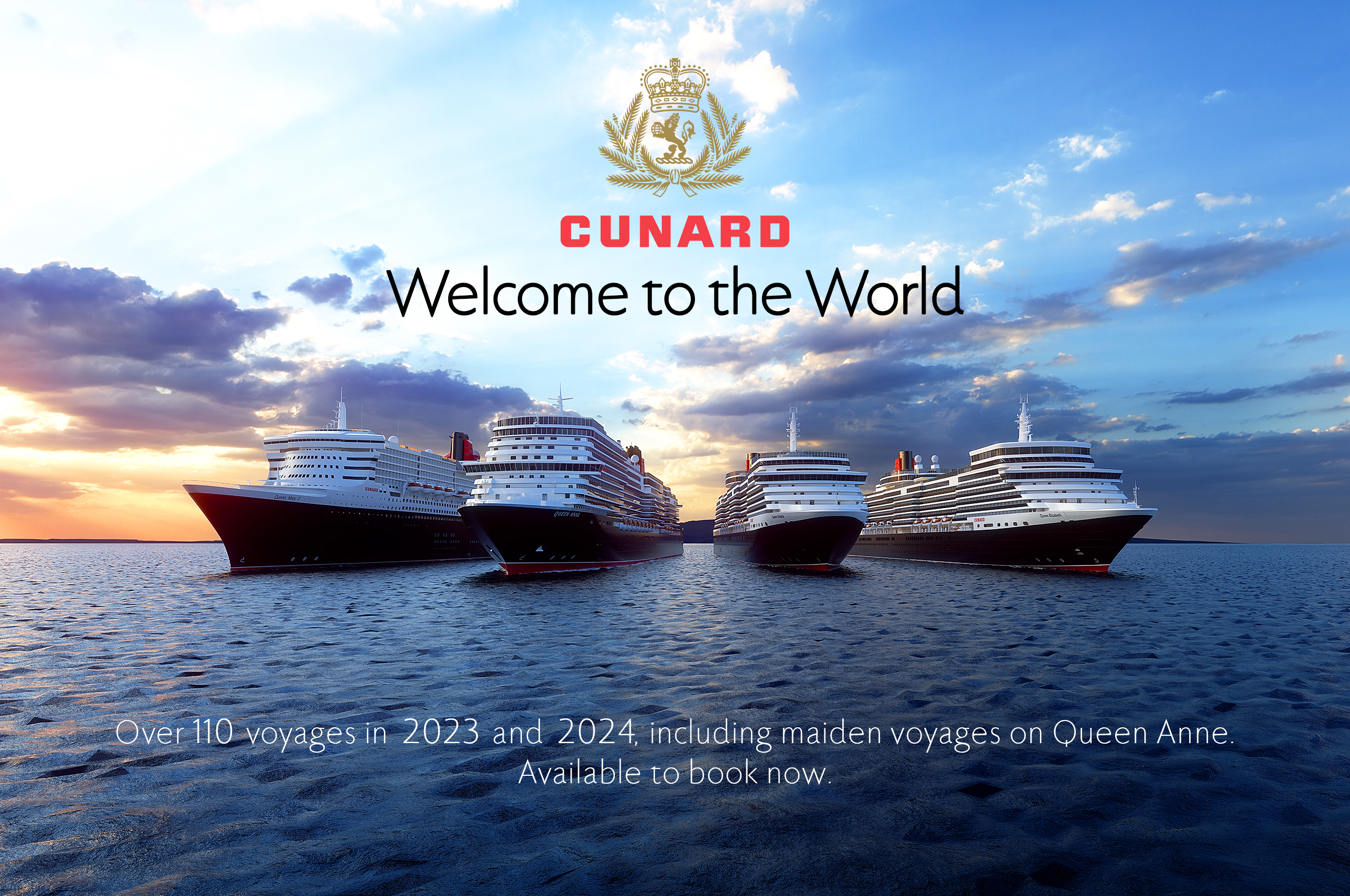 Cruise like a Queen on Cunard's four Queens as line unveils 110 exciting new voyages