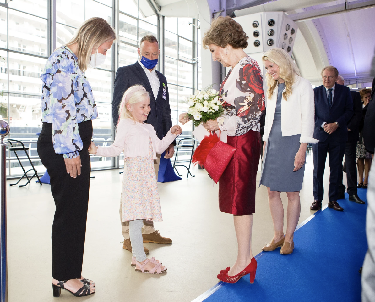 Holland America's new ship Rotterdam gets a royal welcoming