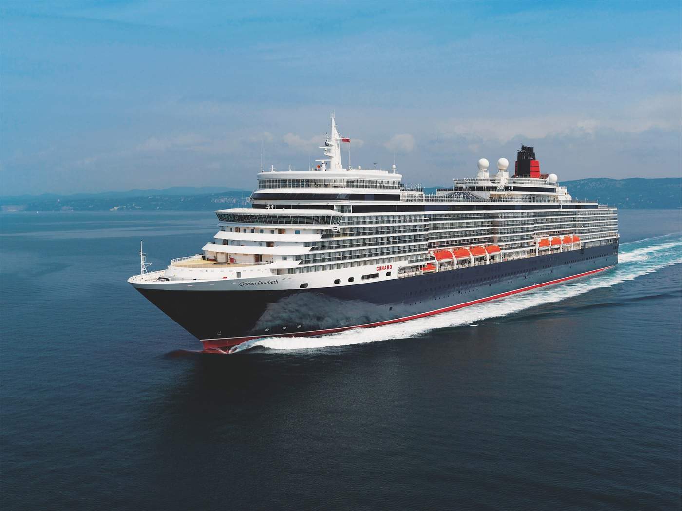 Cunard Line Queen Elizabeth Exterior 1