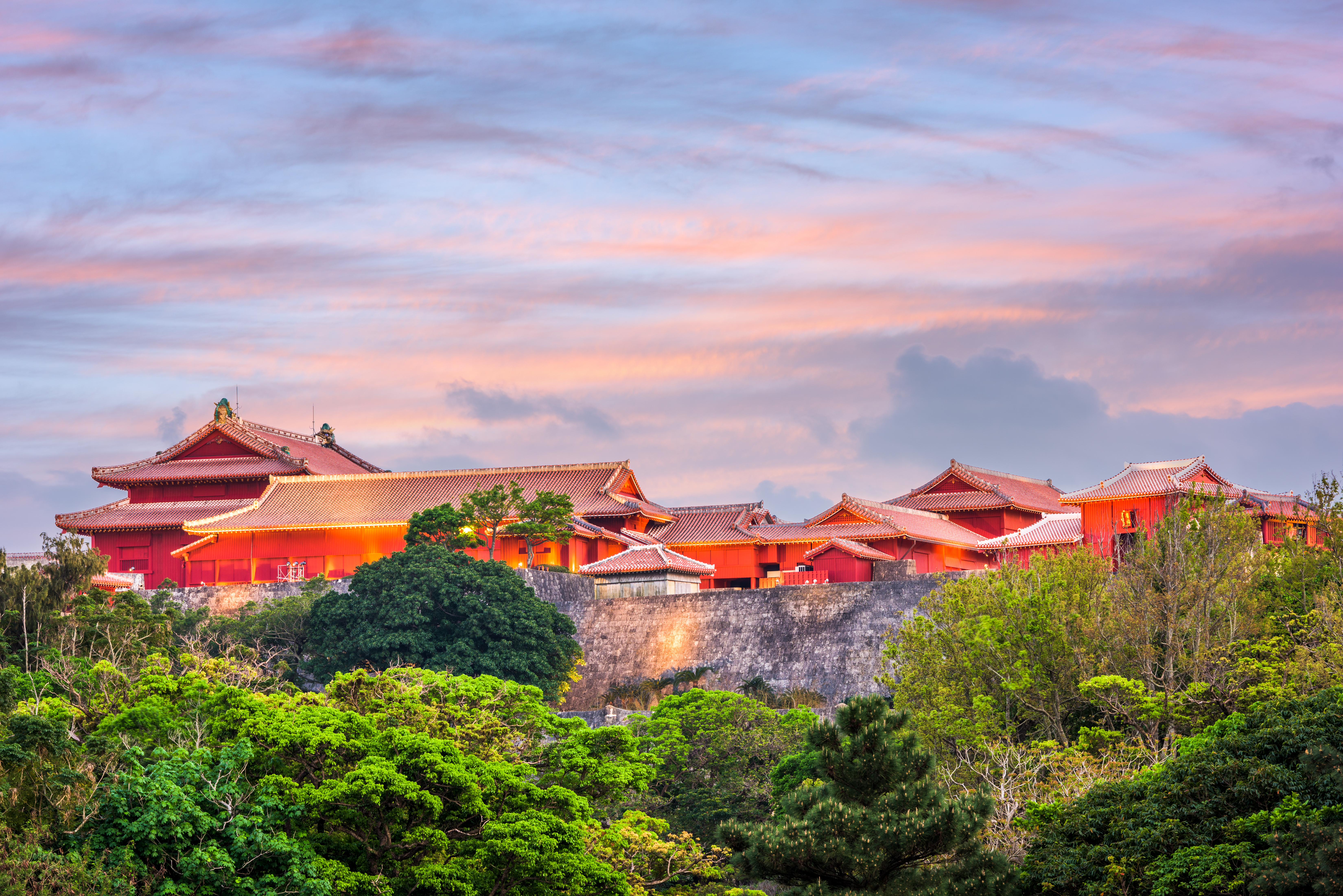 Shuri Castle in Naha Okinawa Japan shutterstock 608125751