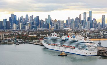 Coral Princess in docked in Port Melbourne