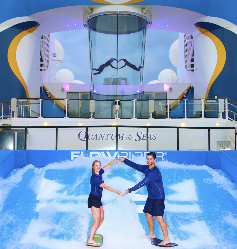 Fun on the Flowride on Quantum of the Seas