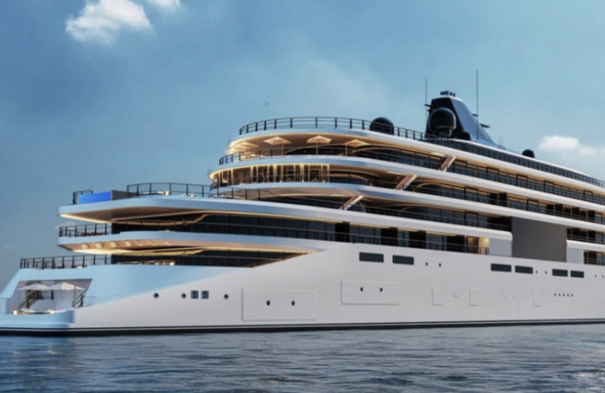 Luxury yacht.