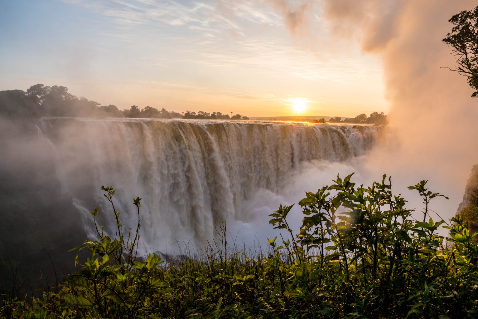 One of the world's wonders Victoria Falls
