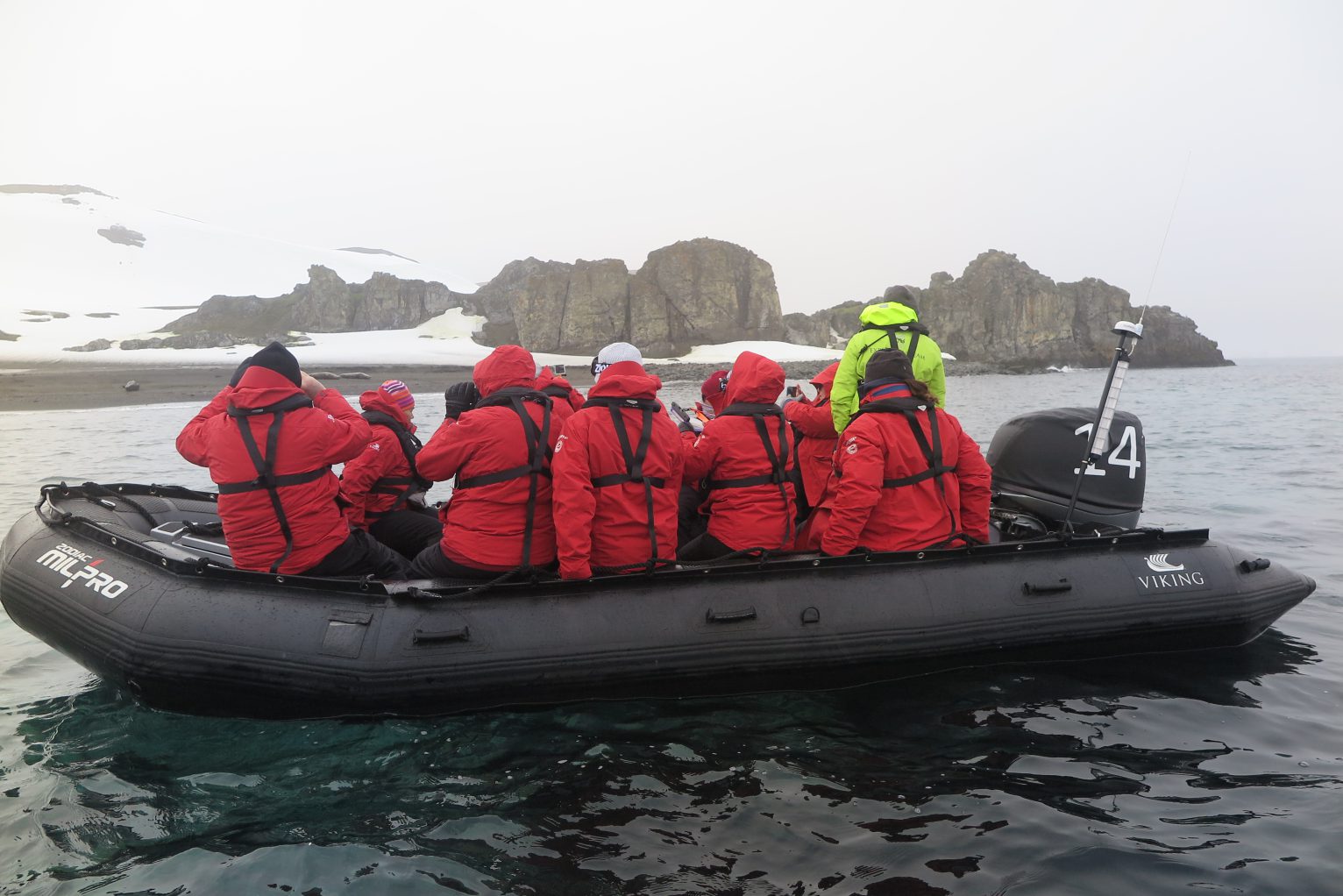 Zodiac exploring | Viking Polaris Antarctic expedition | Cruise Passenger