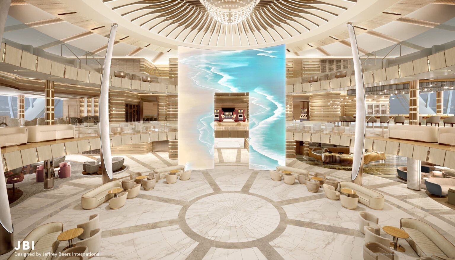 Sun Princess atrium