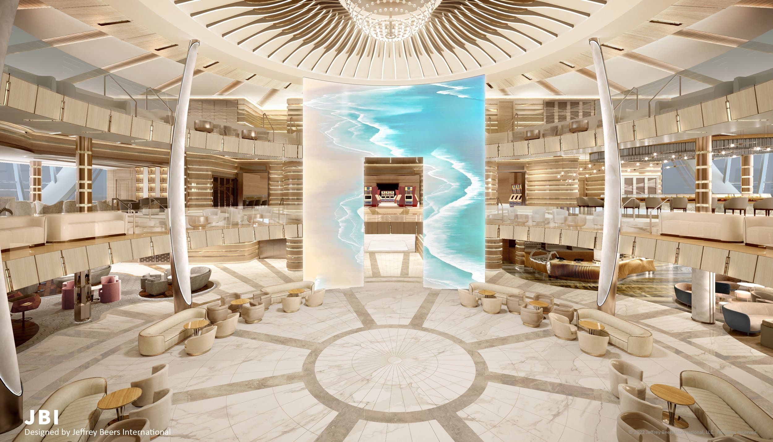 Sun Princess atrium