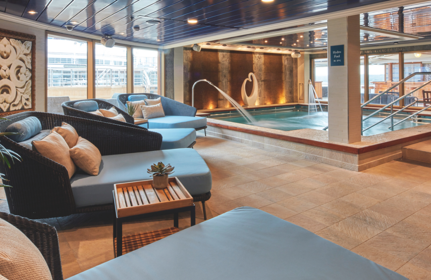 The spa on Cunard