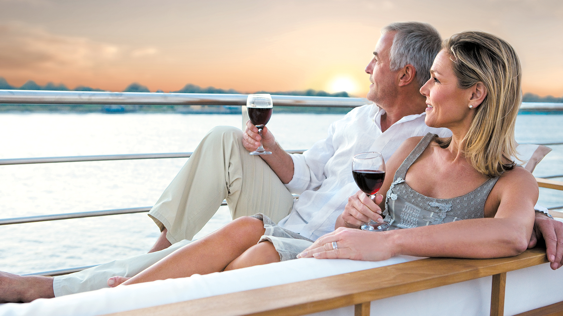 There are great culinary offerings and accommodation designed for seniors looking for long cruises