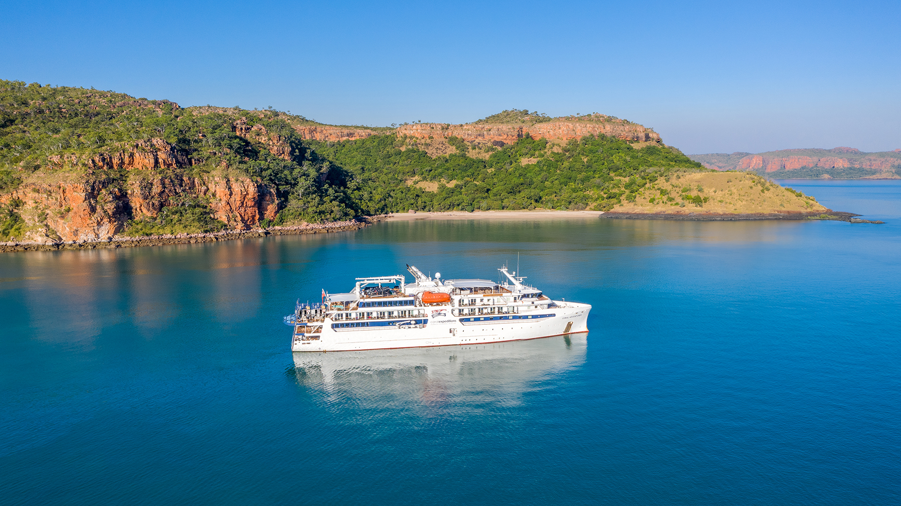 Small ship cruising in the Kimberley with Coral Expeditions