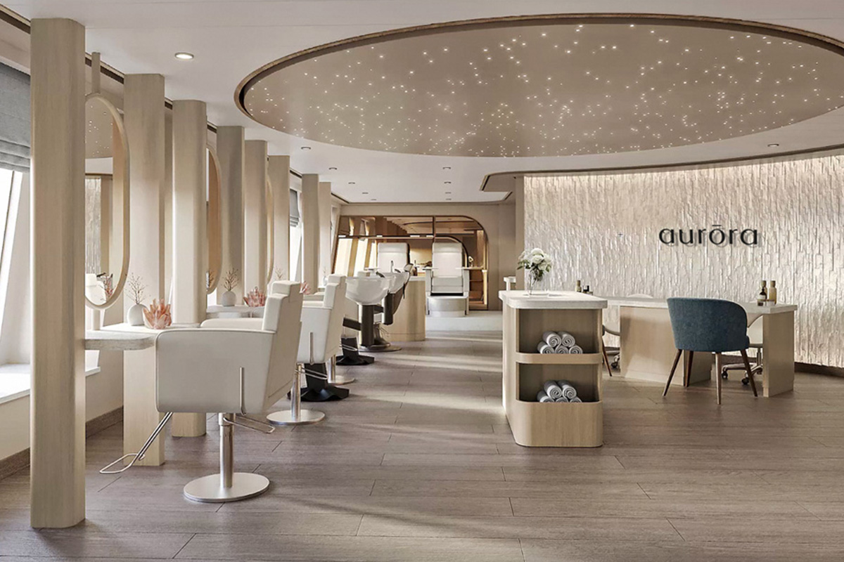 The Aurora Spa onboard Crystal Cruises