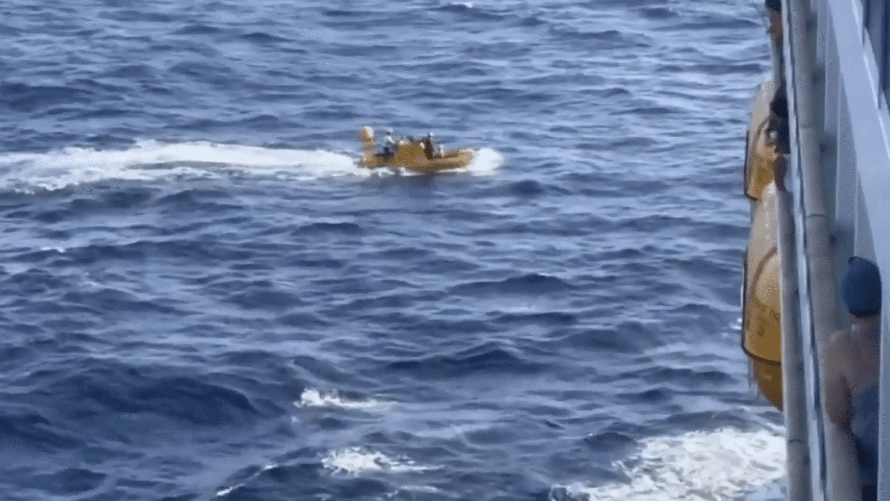 Woman rescued from Mariner of the Seas