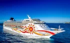 Norwegian Sun cruise ship sailing on the water